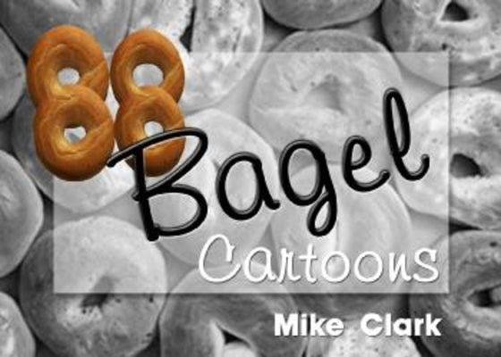 88 Bagel Cartoons by Clarke, Mike