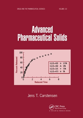 Advanced Pharmaceutical Solids by Carstensen, Jens T.