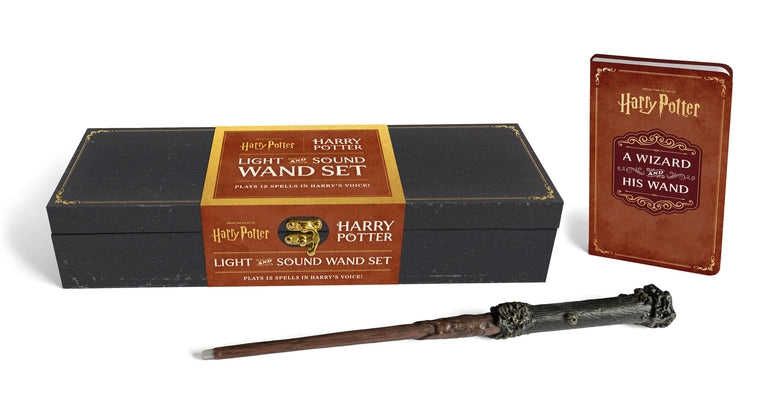 Harry Potter: Harry Potter Light and Sound Wand Set: Plays 12 Spells in Harry's Voice! by Lemke, Donald
