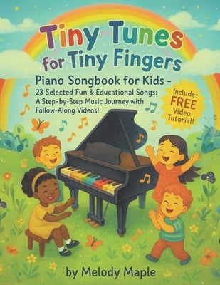 Tiny Tunes for Tiny Fingers. Piano Songbook for Kids - 23 Selected Fun & Educational Songs: A Step-by-Step Music Journey with Follow-Along Videos! (FR by Maple, Melody