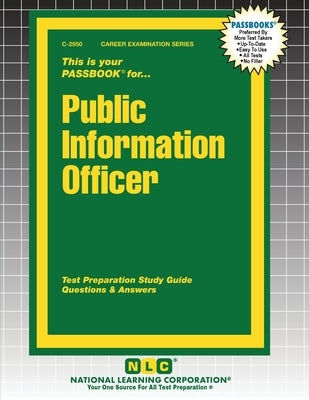 Public Information Officer by Passbooks