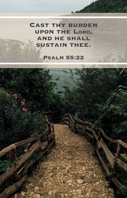 General Worship Bulletin: Cast (Package of 100): Psalm 55:22 (Kjv) by Broadman Church Supplies Staff