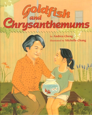 Goldfish and Chrysanthemums by Cheng, Andrea