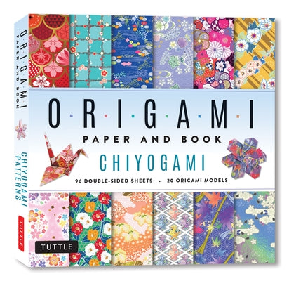 Chiyogami Origami Paper and Book: 20 Easy Models with 96 High Quality Folding Sheets (Double-Sided) by Tuttle Studio