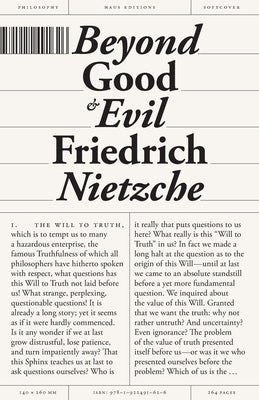 Beyond Good and Evil by Nietzsche, Friedrich