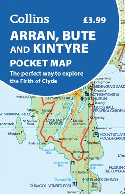 Arran, Bute and Kintyre Pocket Map by Collins Maps