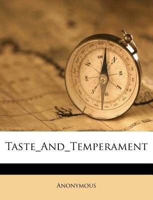 Taste_and_temperament by Anonymous