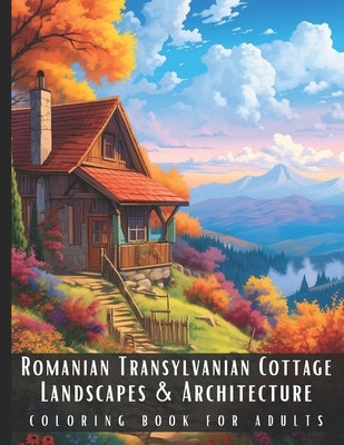 Romanian Transylvanian Cottage Landscapes & Architecture Coloring Book for Adults: Large Print Beautiful Nature Landscapes Sceneries and Foreign Build by Palette, Artful