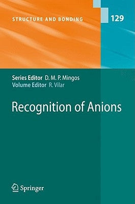 Recognition of Anions by Vilar, Ramon