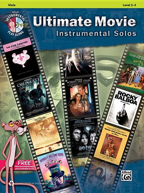 Ultimate Movie Instrumental Solos for Strings: Viola, Book & CD by Galliford, Bill