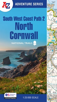 South West Coast Path - North Cornwall: With Ordnance Survey Mapping by Geographers' A-Z Map Co Ltd