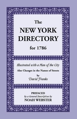 New York Directory for 1786 by Sachs, H. J.