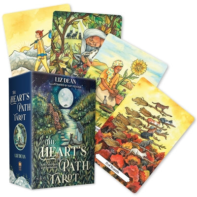 The Heart's Path Tarot: A 78-Card Deck and Guidebook by Dean, Liz