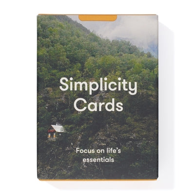 Simplicity Cards: 52 Cards for Greater Serenity, Ease and Clarity by The School of Life