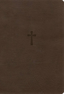 CSB Super Giant Print Reference Bible, Optimal Type, Digital Study Edition, Brown Leathertouch by Csb Bibles by Holman