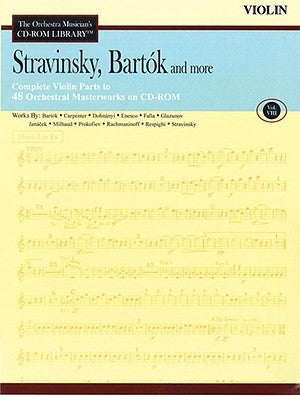 Stravinsky, Bartok and More, Volume 8: Violin [With CDROM] by Stravinsky, Igor