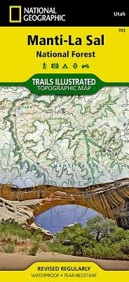 Manti-La Sal National Forest Map by National Geographic Maps