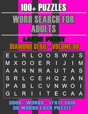 Word Search for Adults: More Games, For Adults, Large Letter High Definition Select Words by Relaxeday, Wordsearch