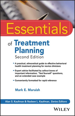 Essentials of Treatment Planning by Maruish, Mark E.