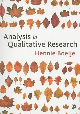 Analysis in Qualitative Research by Boeije, Hennie R.
