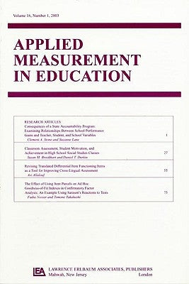 Advances in Computerized Scoring of Complex Item Formats: A Special Issue of Applied Measurement in Education by Clauser, Brian E.