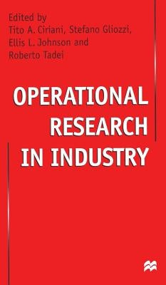 Operational Research in Industry by Ciriani, Tito
