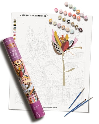 Two Proteas Paint by Numbers Kit & Canvas - DIY Adult Craft Kit - Artist Designed by Something, Journey Of