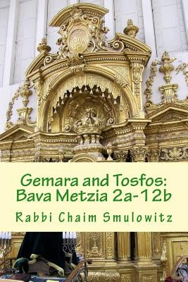 Gemara and Tosfos: Bava Metzia 2a-12b by Smulowitz, Rabbi Chaim