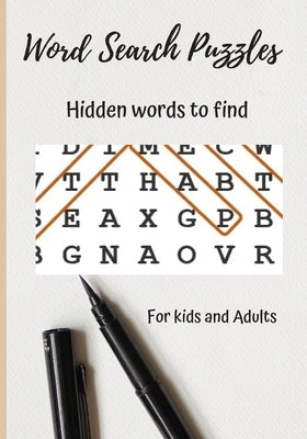 Word Search Puzzles: More than 350 Hidden words to find, puzzle book (7" x 10") with various themes for kids and adults by Books, Intedby