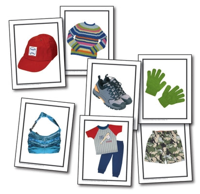 Nouns: Children's Clothing Learning Cards by Key Education Publishing