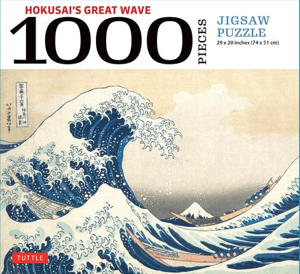 Hokusai's Great Wave - 1000 Piece Jigsaw Puzzle: Finished Size 29 in X 20 Inch (74 X 51 CM) by Tuttle Studio