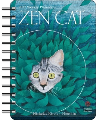 Zen Cat 2027 Weekly Planner Calendar: Meditational Art and Poetry by Nicholas, Kirsten-Honshin