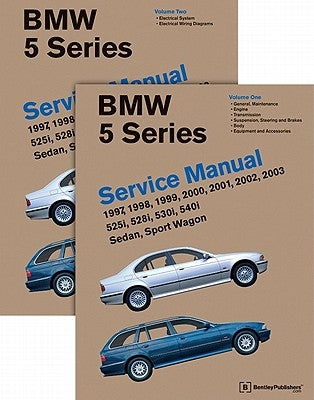BMW 5 Series 2 Vol (E39 Service Manual: 1997, 1998, 1999, 2000, 2001, 2002, 2003: 525i, 528i, 530i, 540i, Sedan, Sport Wagon by Bentley Publishers