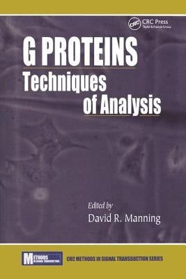 G Proteinstechniques of Analysis by Manning, David R.