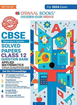Oswaal CBSE Class 12 Applied Mathematics Question Bank 2023-24 Book by Oswaal Editorial Board
