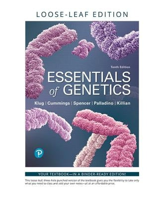 Essentials of Genetics by Klug, William