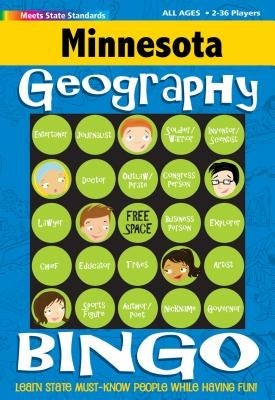 Minnesota Geography Bingo Game by Gallopade International
