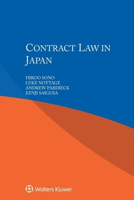 Contract Law in Japan by Sono, Hiroo