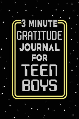 3 Minute Gratitude Journal for Teen Boys: Journal Prompts to Teach Teens Boy to Practice Gratitude and Mindfulness with Comic Cover Design by Online Store, Paperland