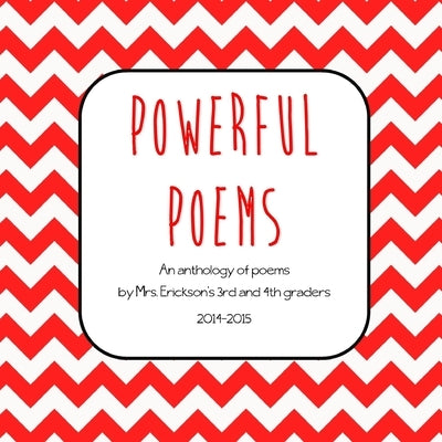 2015 Poetry Anthology by Erickson