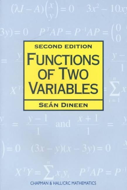 Functions of Two Variables by Dineen, Sean