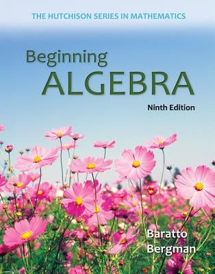 Beginning Algebra by Baratto, Stefan