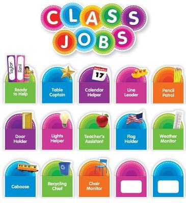 Color Your Classroom Class Jobs Bulletin Board by Scholastic