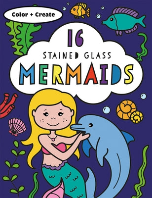 Stained Glass Coloring Mermaids by Baines, Rachel