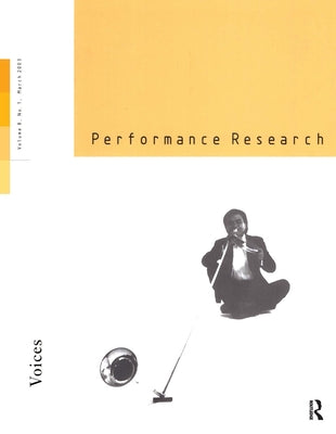 Performance Research V8 Issu 1 by MacDonald, Claire