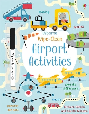 Wipe-Clean Airport Activities by Robson, Kirsteen
