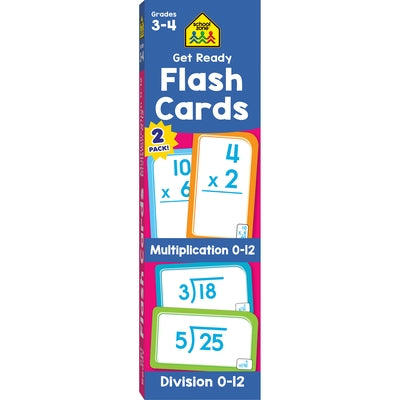 School Zone Get Ready Multiplication & Division 2-Pack Flash Cards by Zone, School