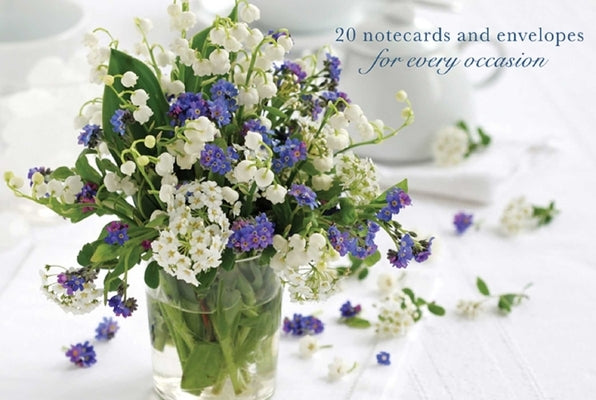 Card Box of 20 Notecards and Envelopes: Forget-Me-Nots: A Delightful Pack of High-Quality Flower Gift Cards and Decorative Envelopes by Peony Press