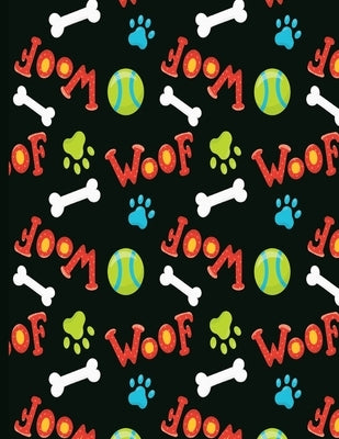 Woof Woof: Undated Daily Organizer for Doggie Moms, Pet Sitters, and Dog Walkers by Simply Cute Pet Planner