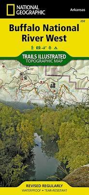 Buffalo National River West Map by National Geographic Maps